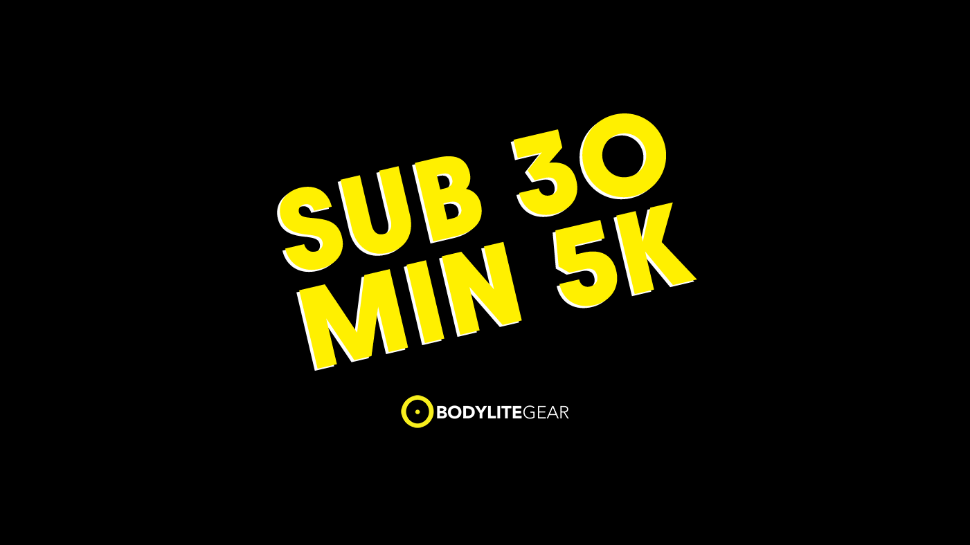 How to run a 5k in sub 30 minutes! (Training Plan)