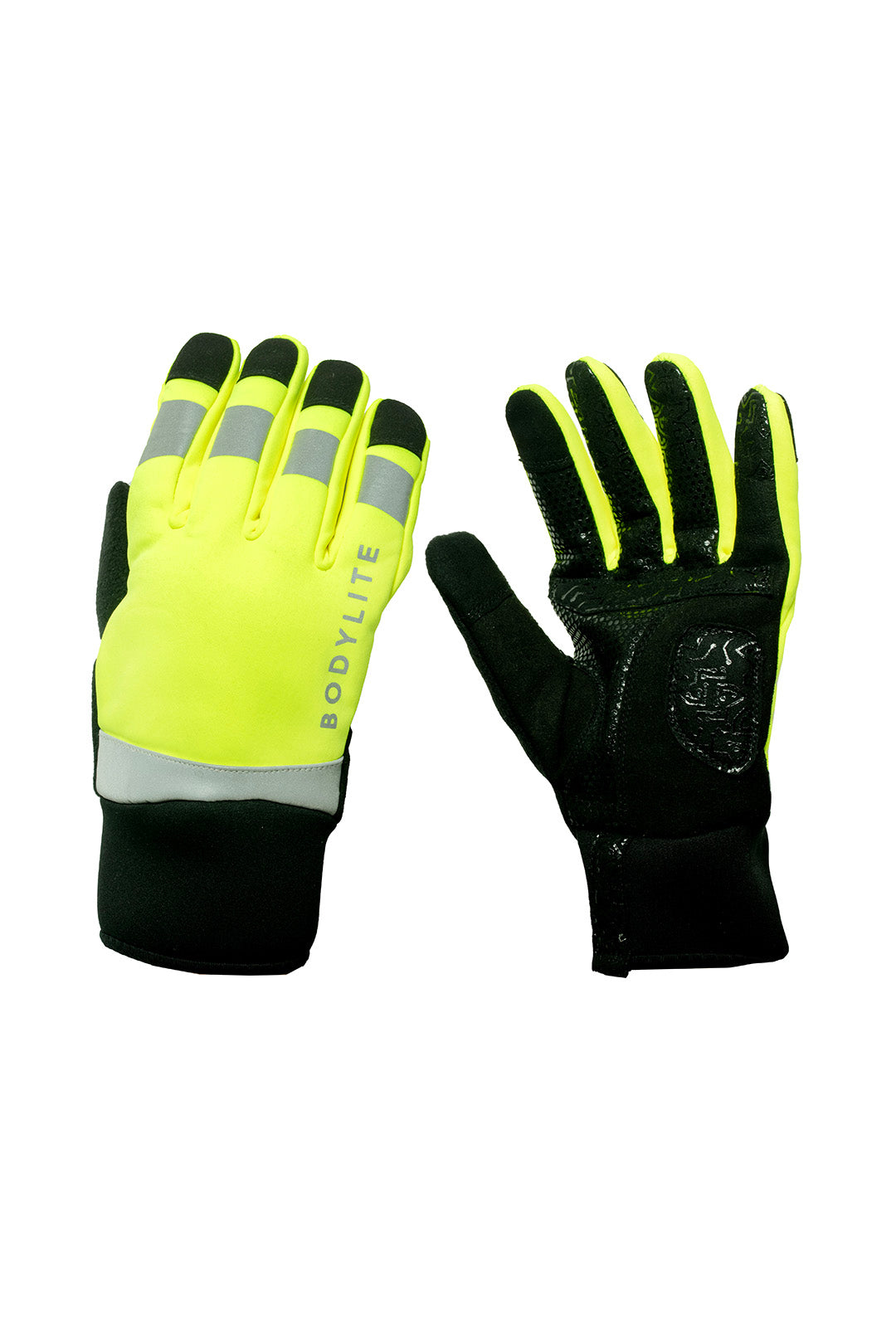 Neon Yellow Winter Gloves