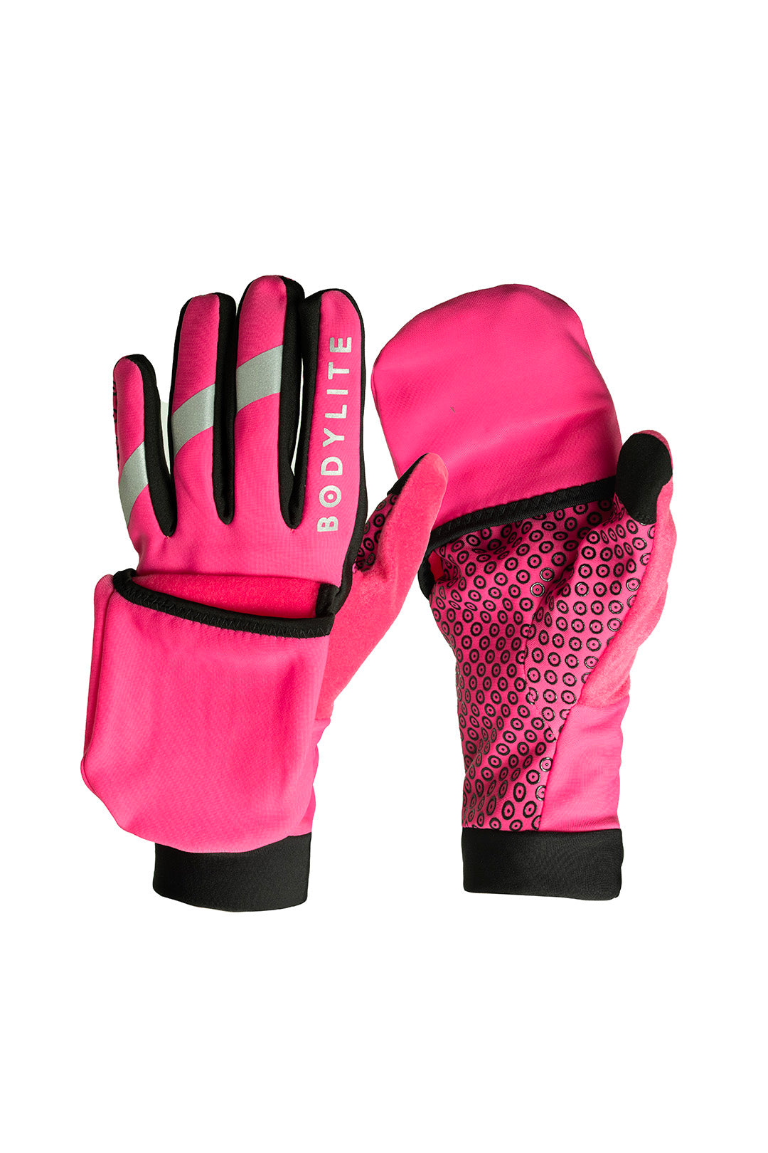 Neon Pink Mittens