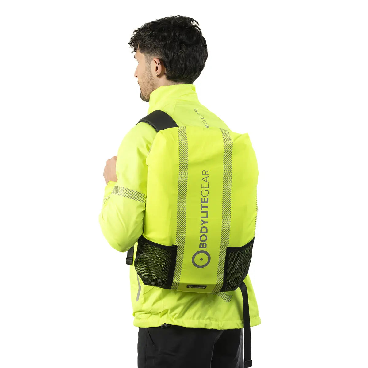 Neon Yellow Reflective Bag Cover