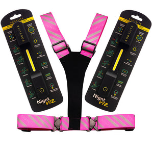 NightViz Bundle : 2 Safety Lights + High Vis Vest