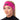 A woman wearing a reflective fleece lined headband in a pink colour