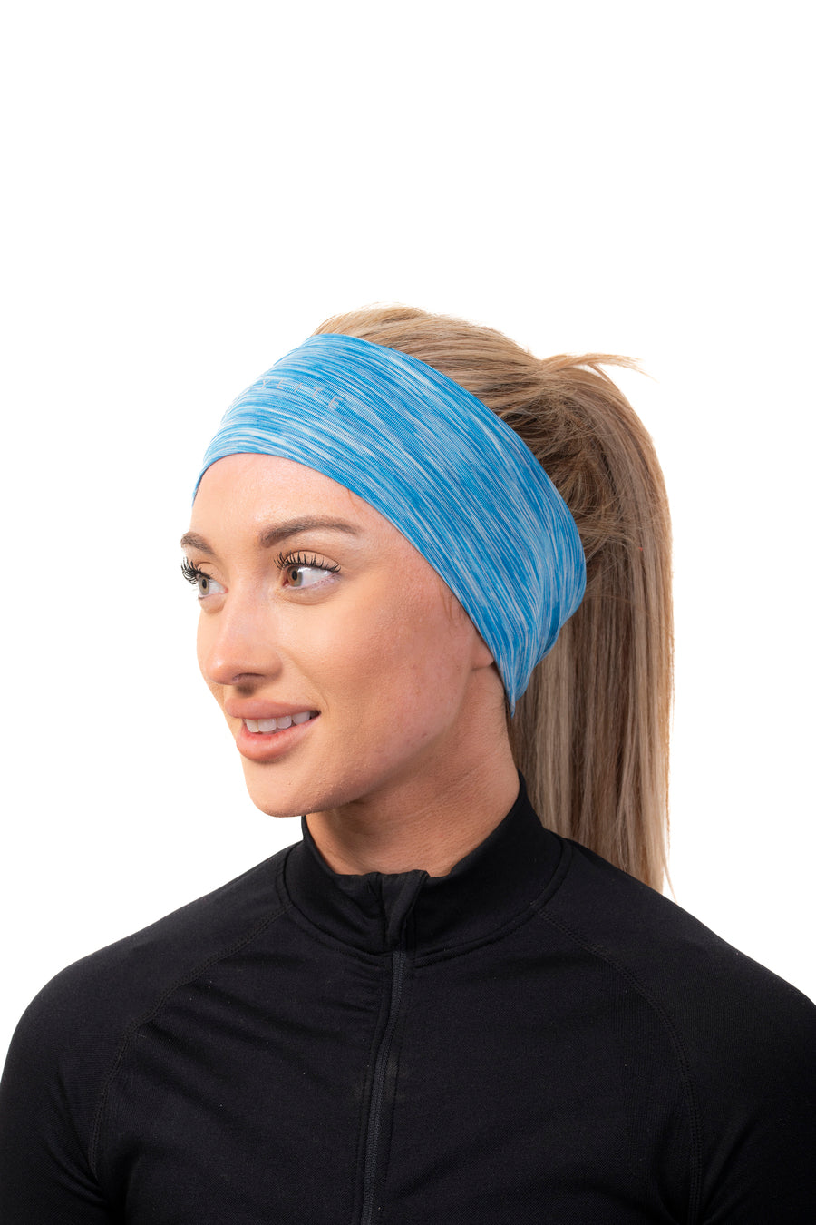 blue summer headband