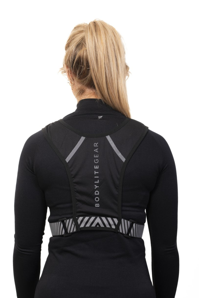 Back of Black phone vest