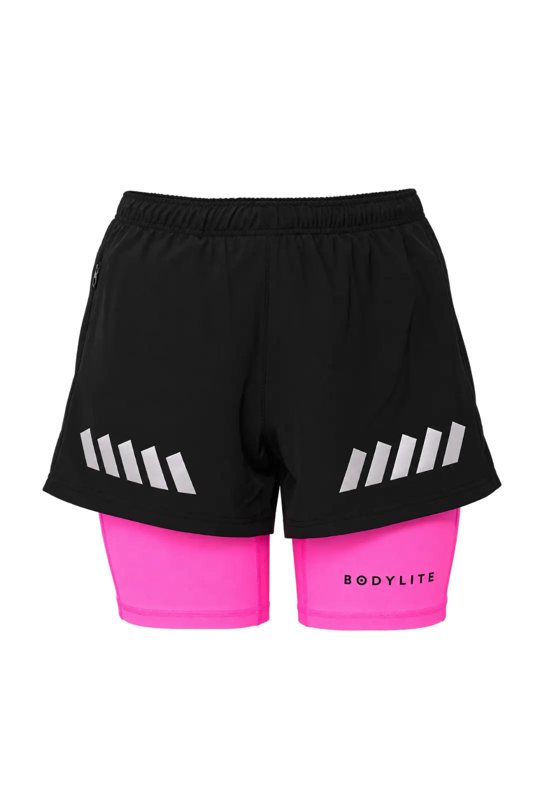 2-in-1 Double Layered Shorts (Reflective & Fluorescent)
