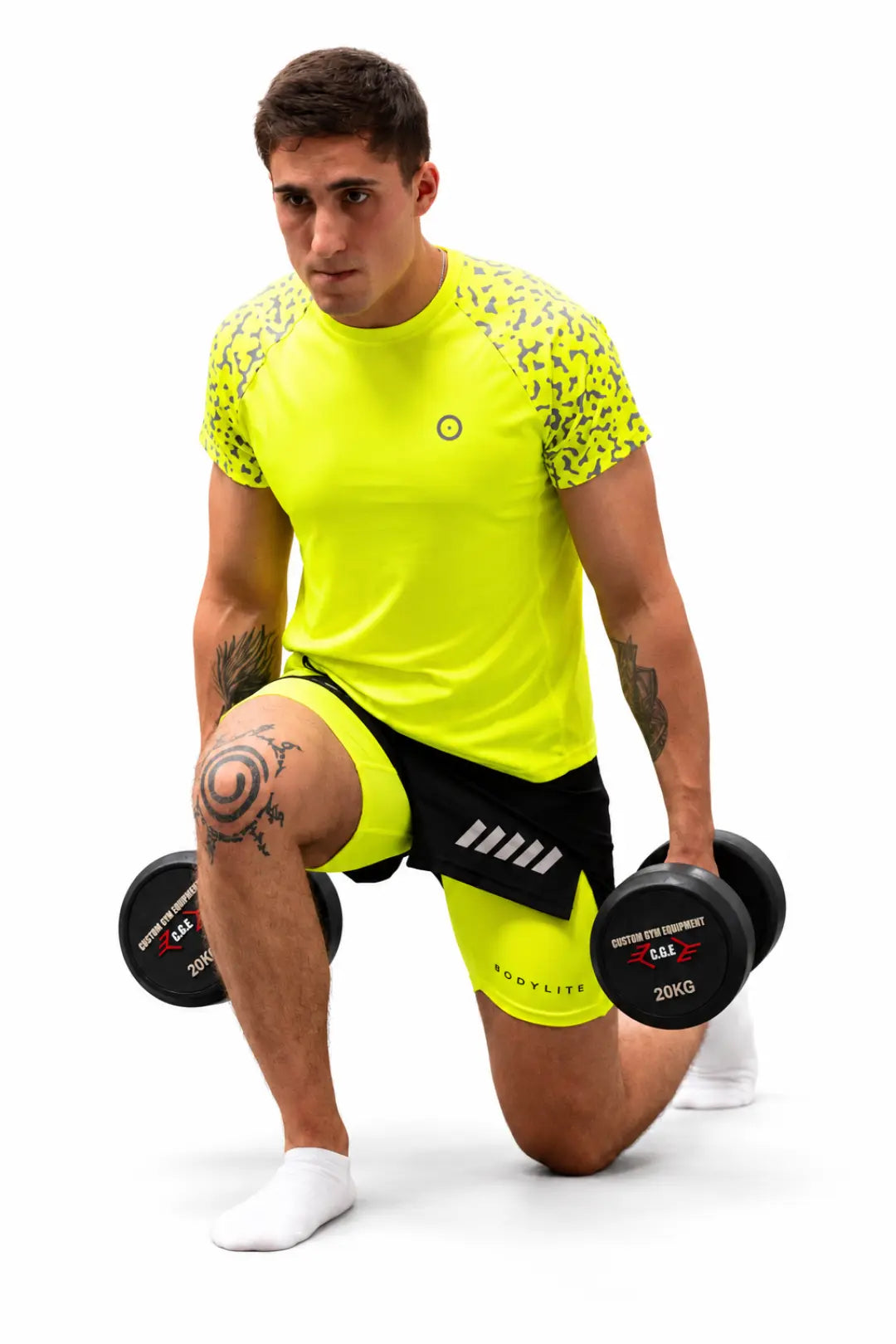 2-in-1 Double Layered Shorts (Reflective & Fluorescent)